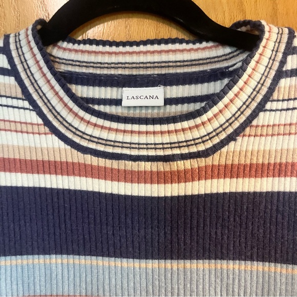 Lascana Striped Ribbed Tank Top - Picture 2 of 6